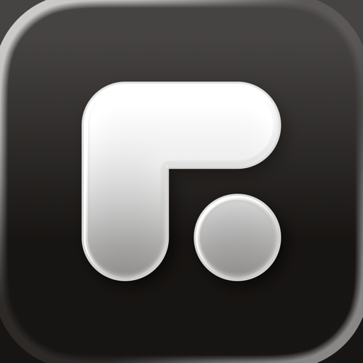 The black Rundoo customer app icon