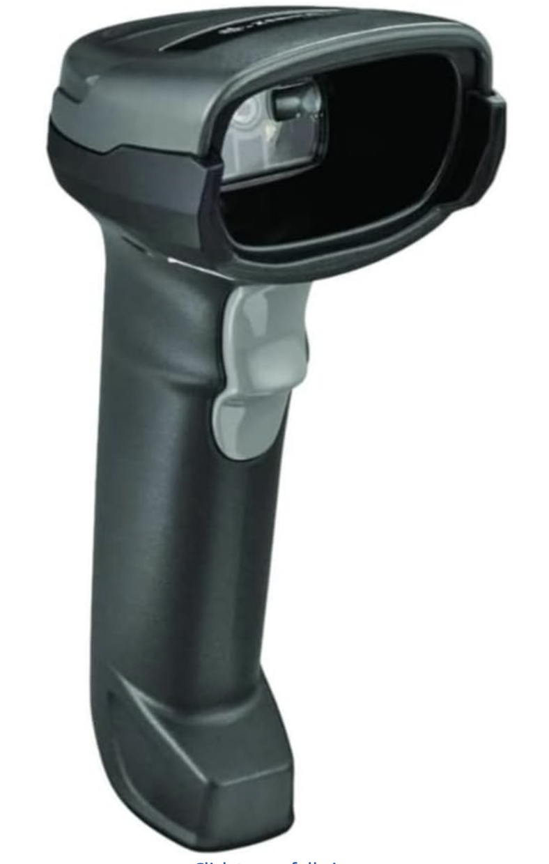 The Zebra DS2278 handheld barcode scanner, Rundoo's recommended model